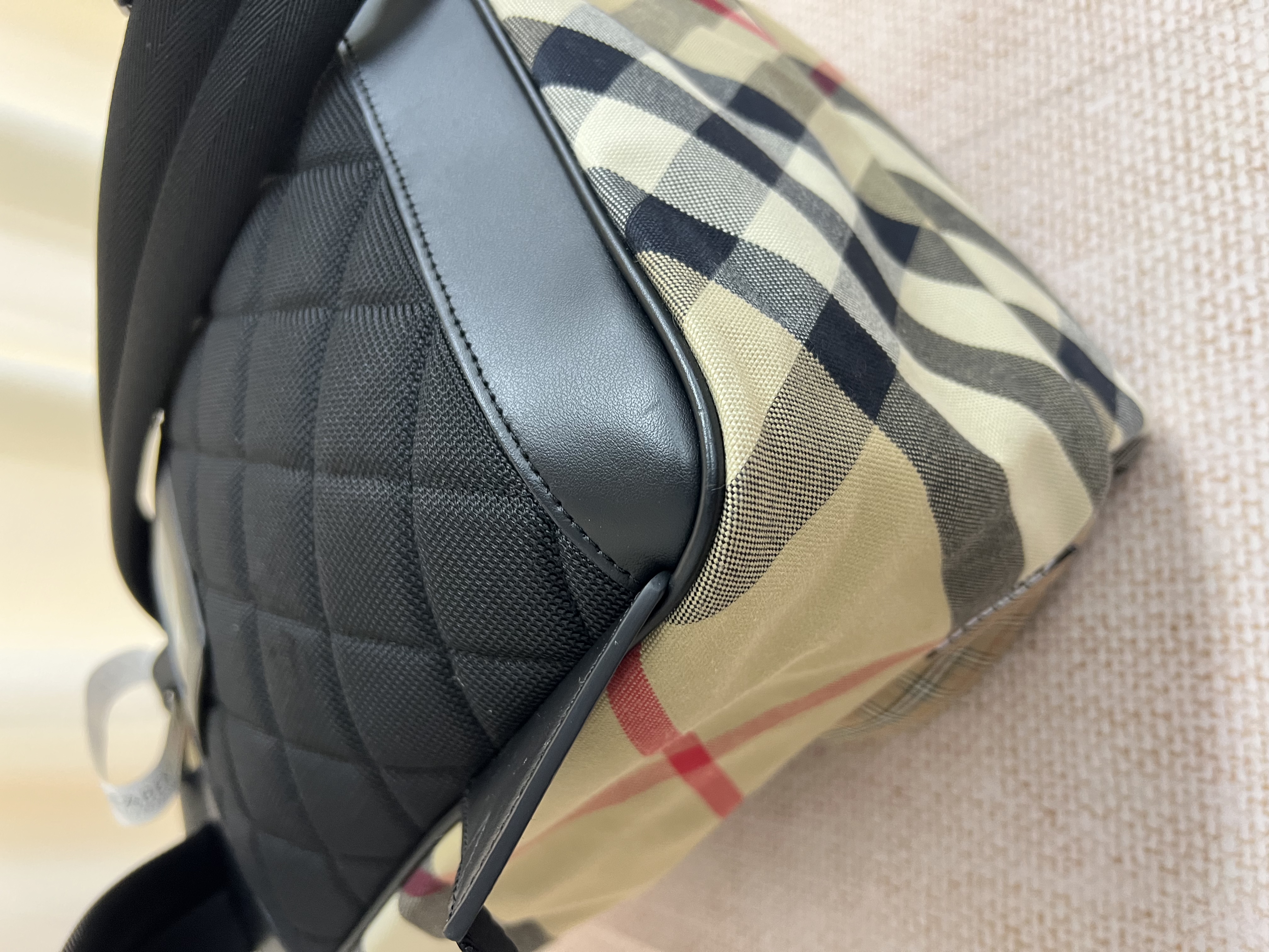 Pre-owned Burberry Kids Thomas 3D Teddy Check-Print Backpack/ Product Code: 26030207