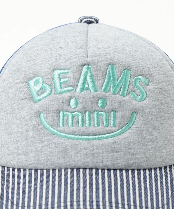 🇯🇵預訂 日本直送🇯🇵Beams Mini四色標誌刺繡微笑拼色網眼帽