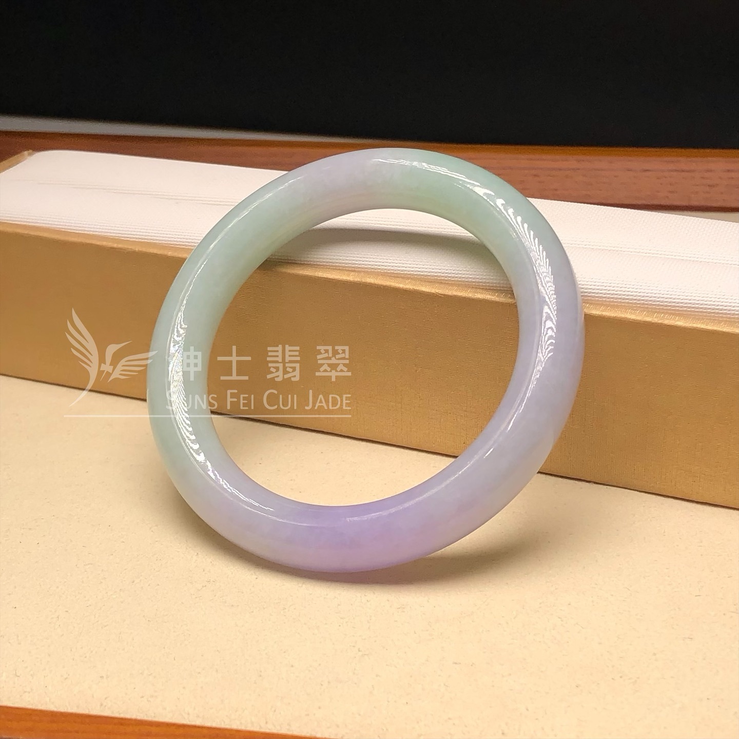 木那濃紫春彩圓鐲52.7mm