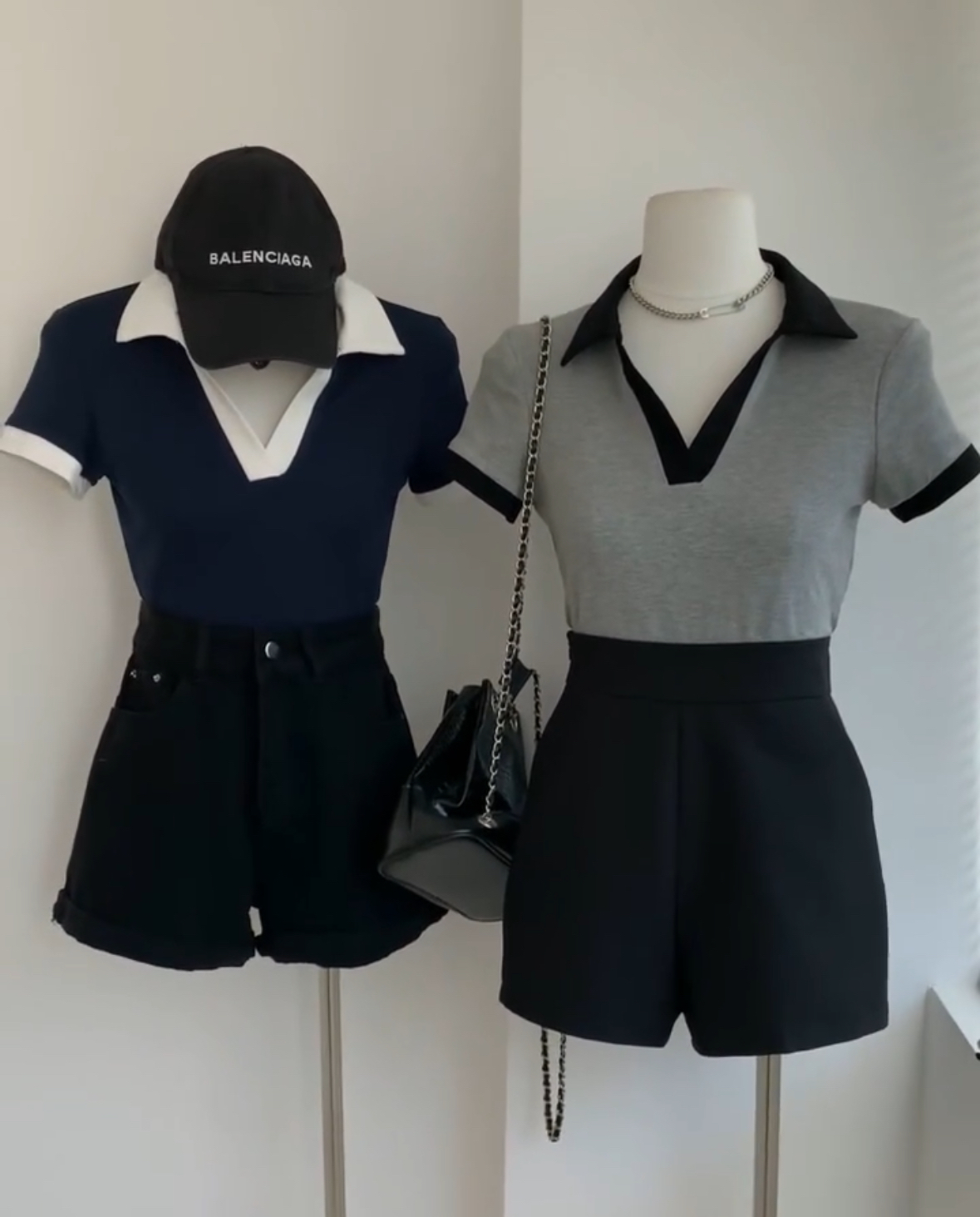 Casual Polo T-shirt 休闲翻领撞色Polo T恤 ( 3 colour )