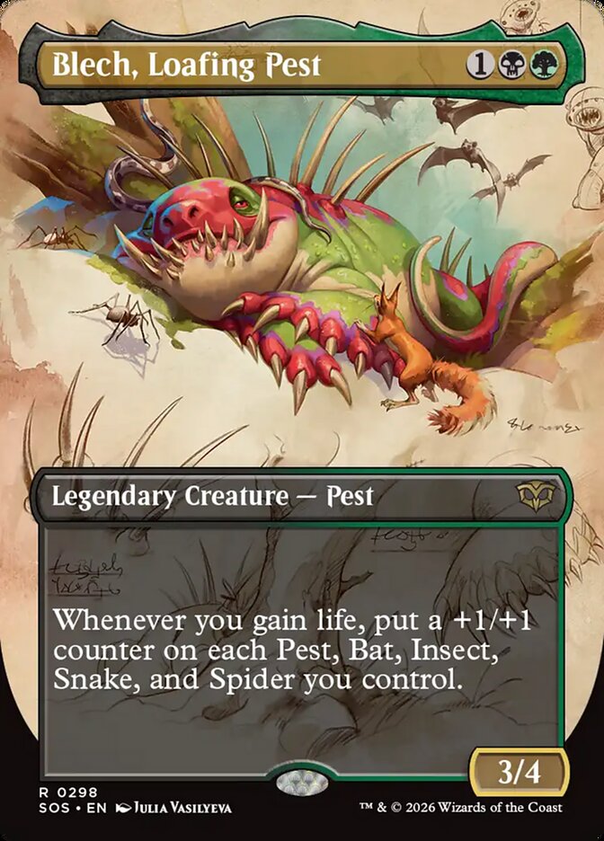 [EN] [Foil] Blech, Loafing Pest [SOS-298] R