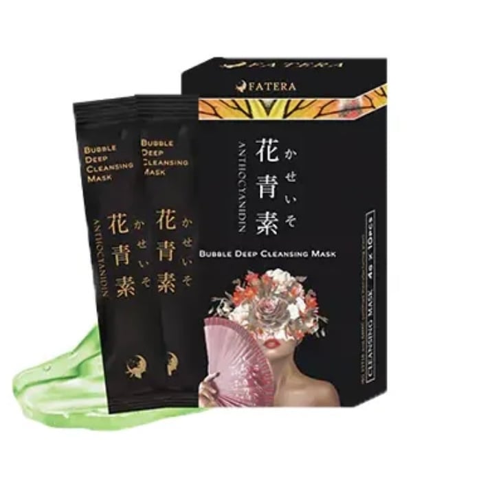 𝐅𝐚𝐭𝐞𝐫𝐚花青素小氣泡面膜（一盒10片）
