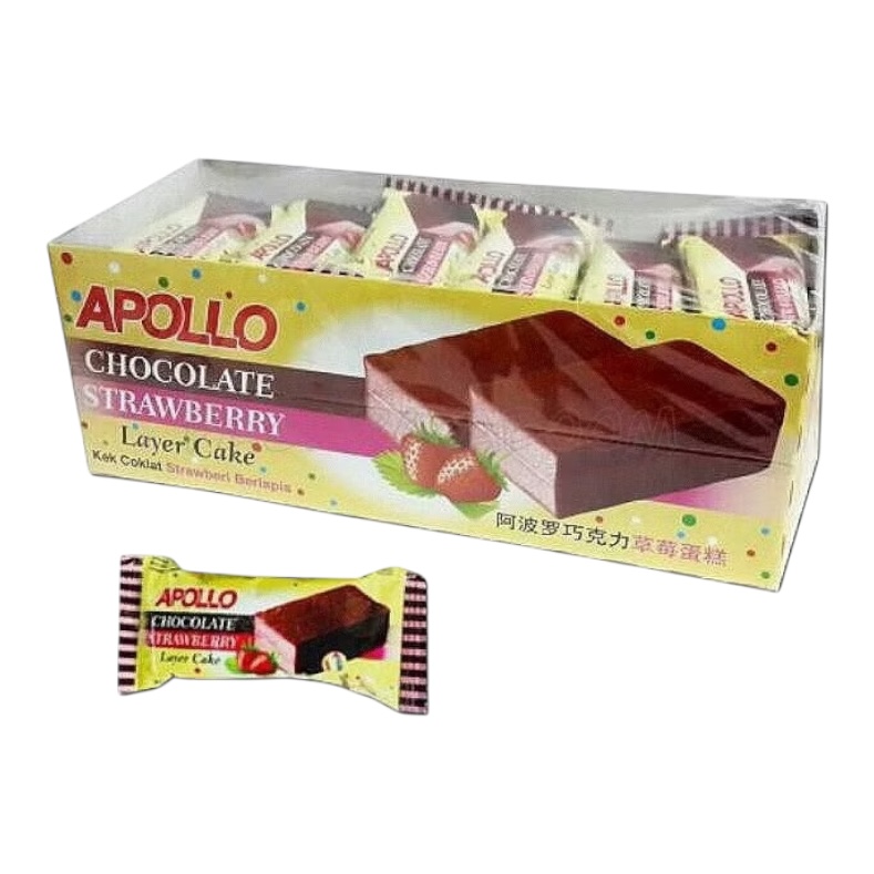 24pcs x 18g Apollo Layer Cake / Checker /Twins Assorted Flavor