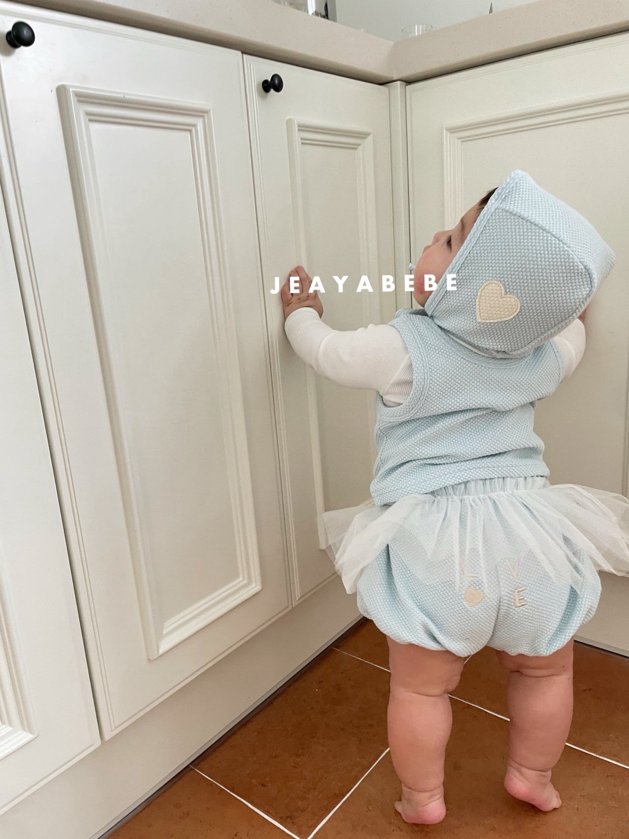 🇰🇷Jeayabebe set (帽+馬甲背心+褲）