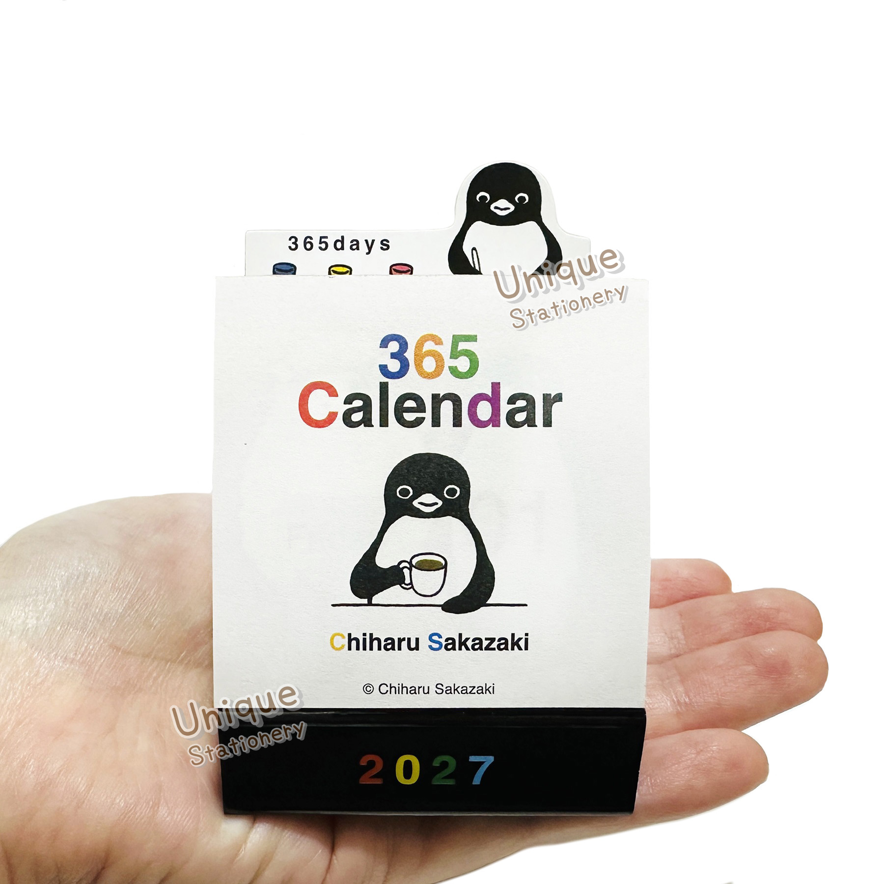 現貨｜Suica Penguin 企鵝 日本製 2027年 迷你每日日曆 Daily Calendar (1000140711)