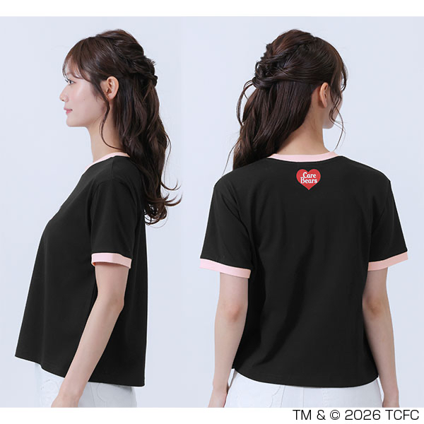 🎀【預訂】MARY QUANT x Care Bears Ringer T-shirt BK