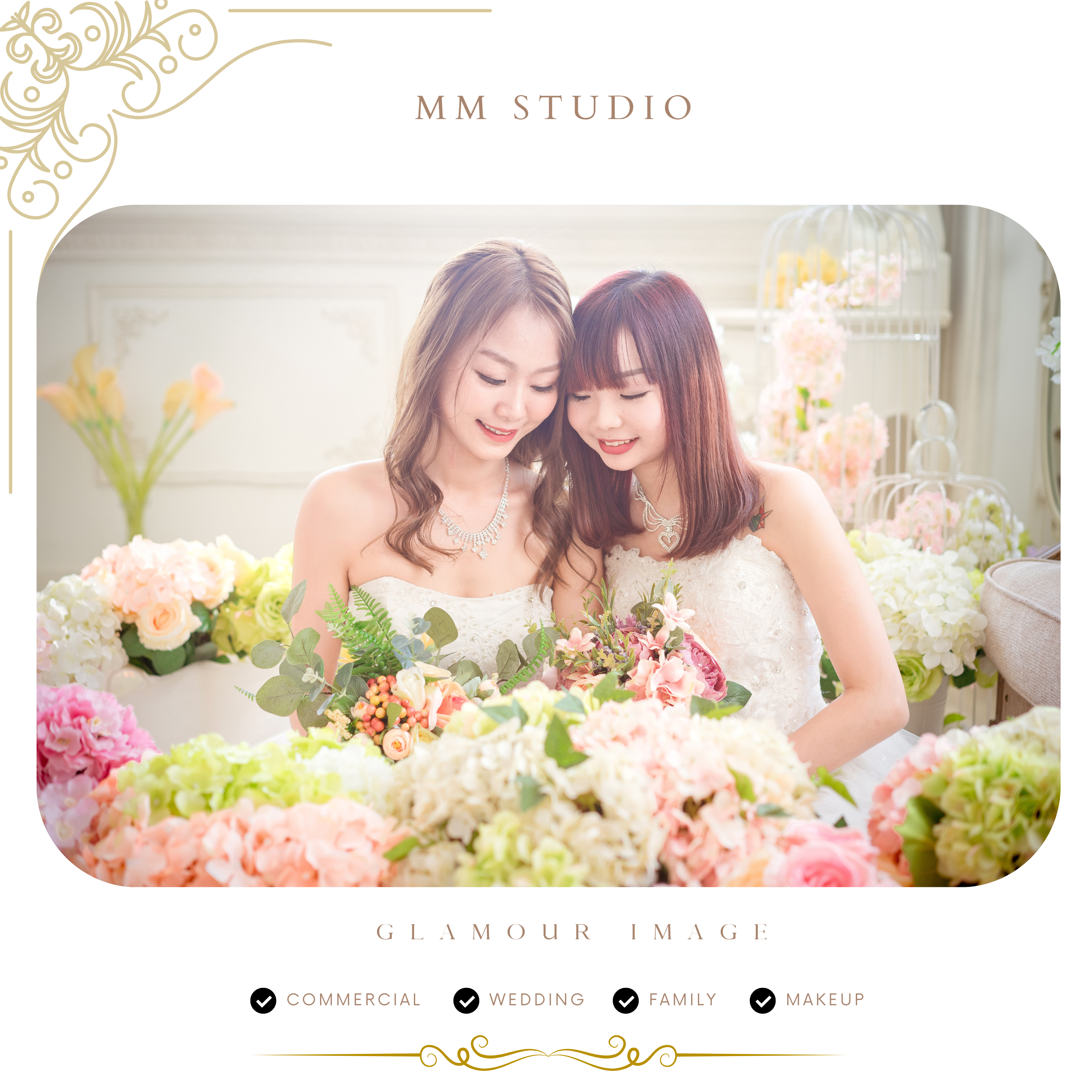 香港閨蜜攝影套餐 | 復古主題花園寫真 Package G1 | Glamour Image 專業人像攝影