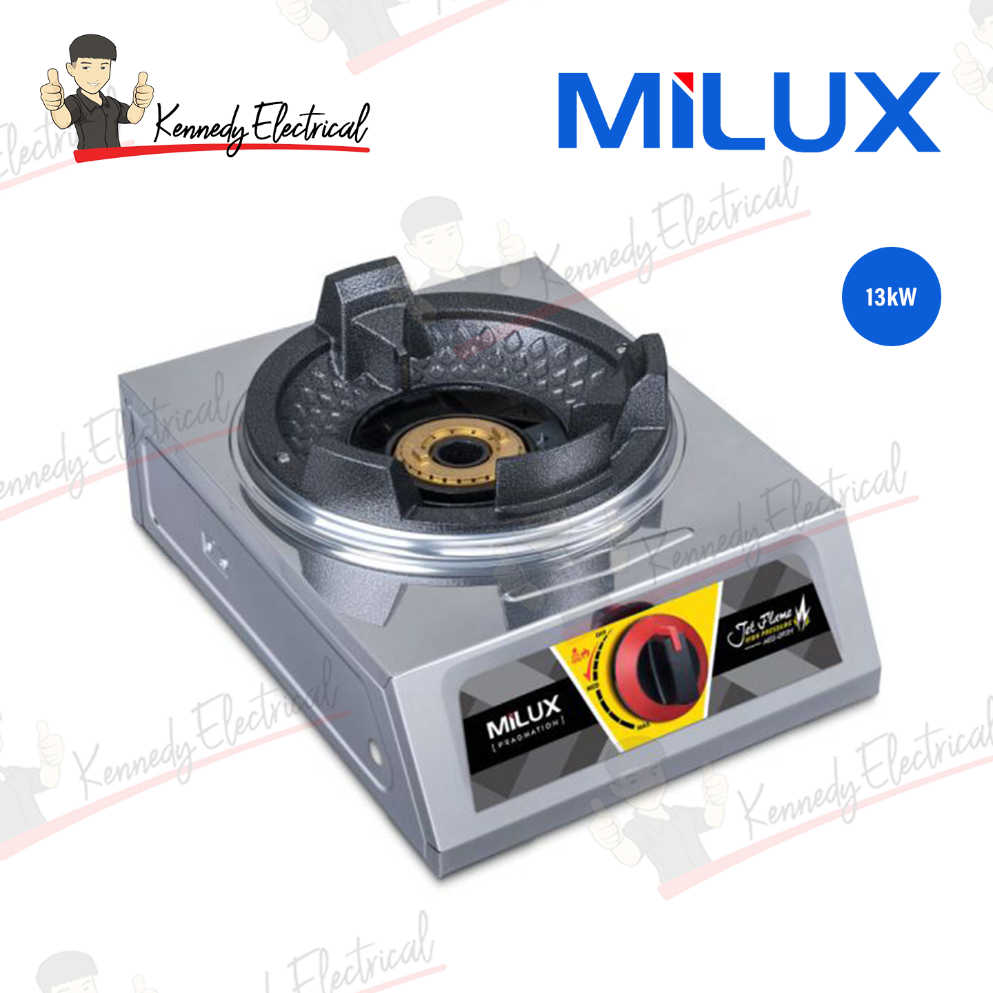 Milux 13kW High Pressure Gas Stove (MSS-093H)