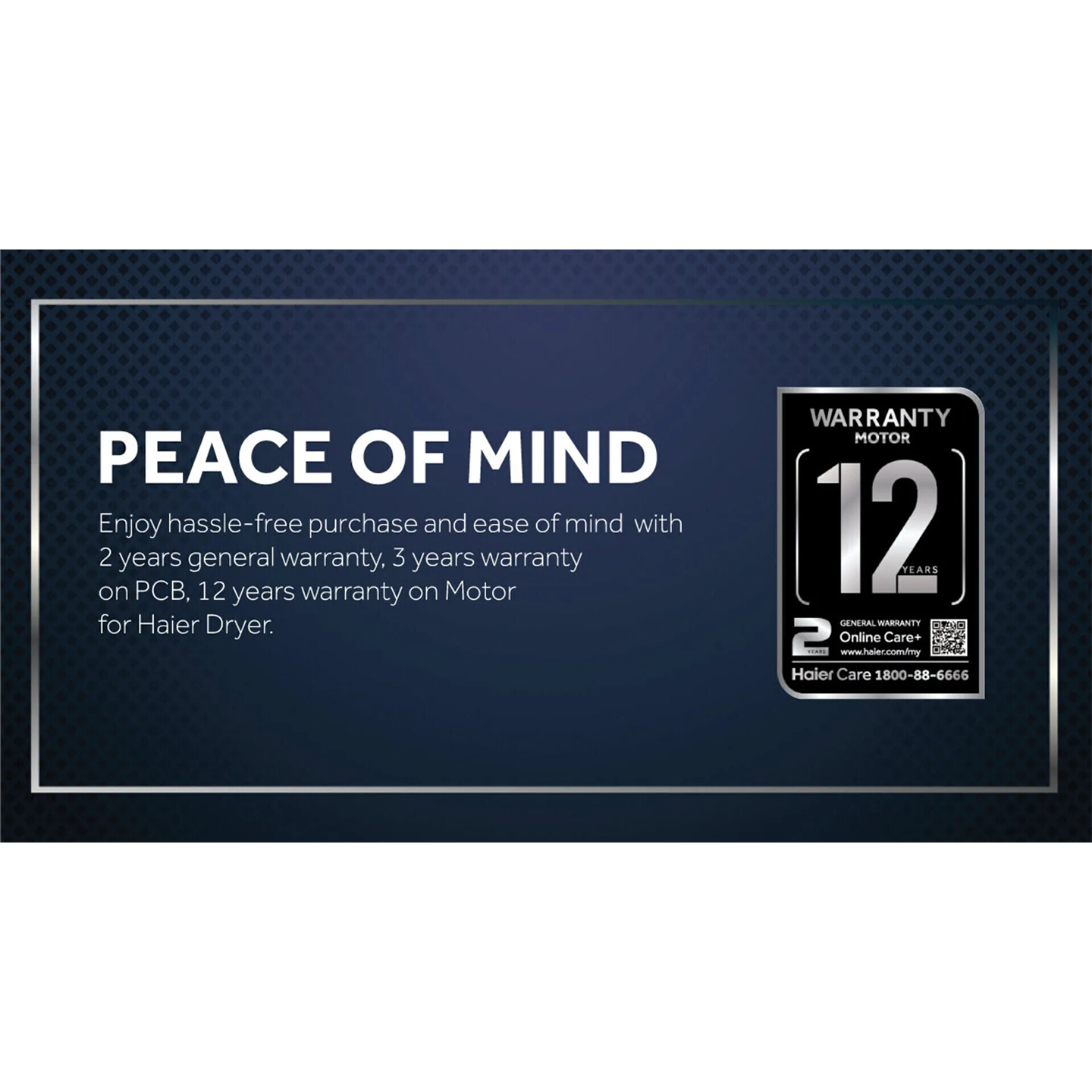 Haier 12kg Heat Pump Dryer (HD120-AR959S8)