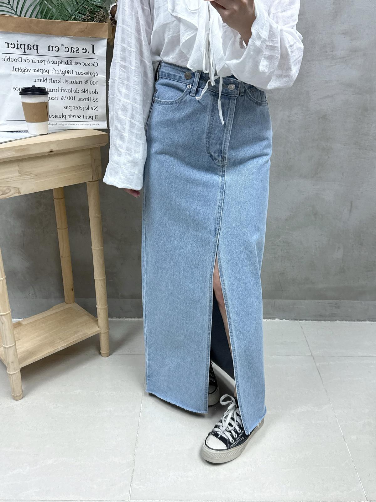 B19 線棉ruffle Top