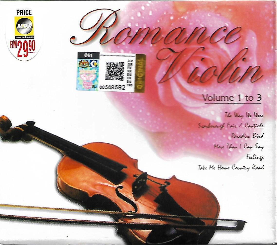 Romance Violin Vol.1 3 CD 48 Evergreen Love Songs in Instrumental