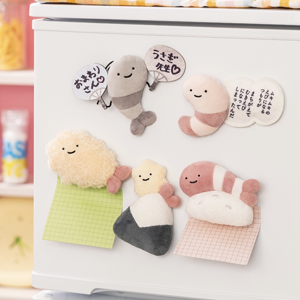 白虎與黑虎蝦 公仔磁石｜預訂