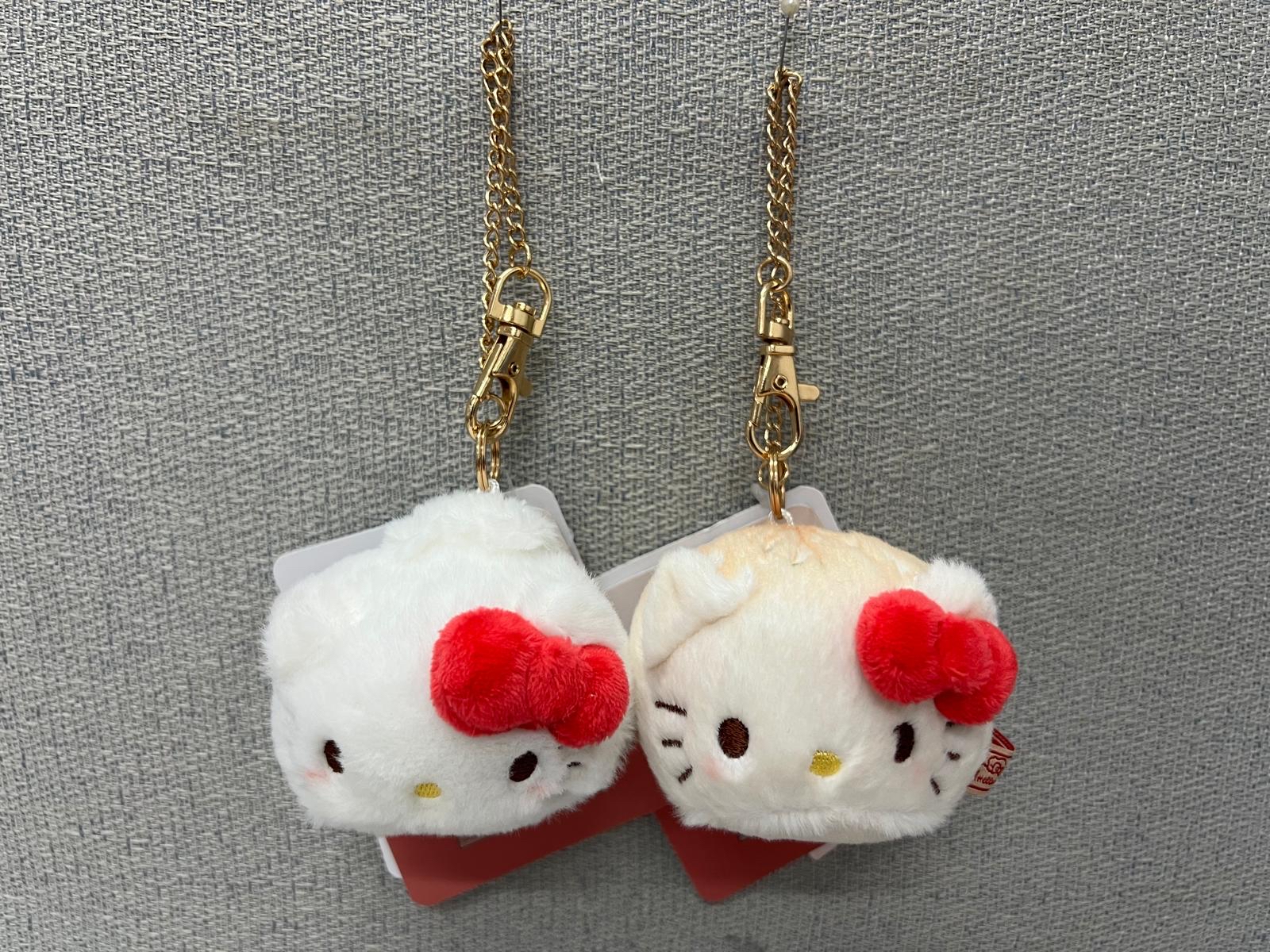 上海限定 Hello Kitty 小籠包 生煎包 造型公仔吊飾