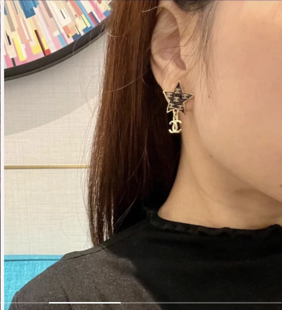 Chanel 香奈兒星形耳環