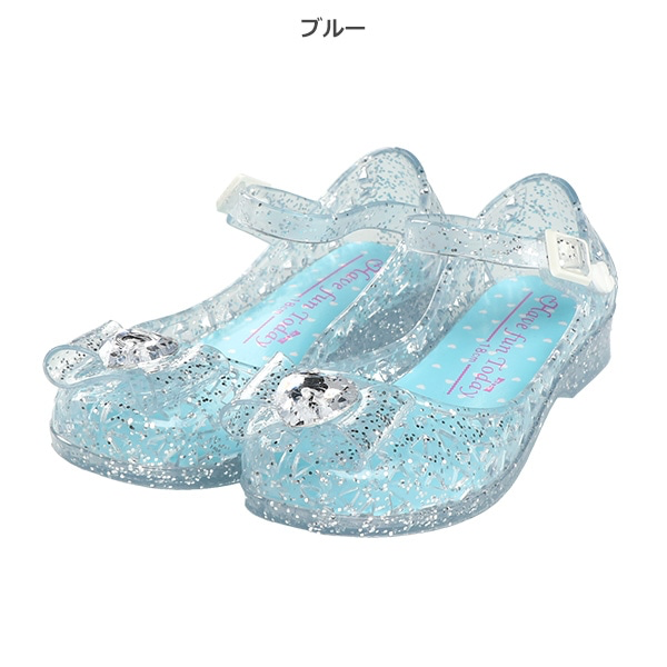 🇯🇵預訂 日本直送🇯🇵兩色寶石蝴蝶結閃粉涼鞋