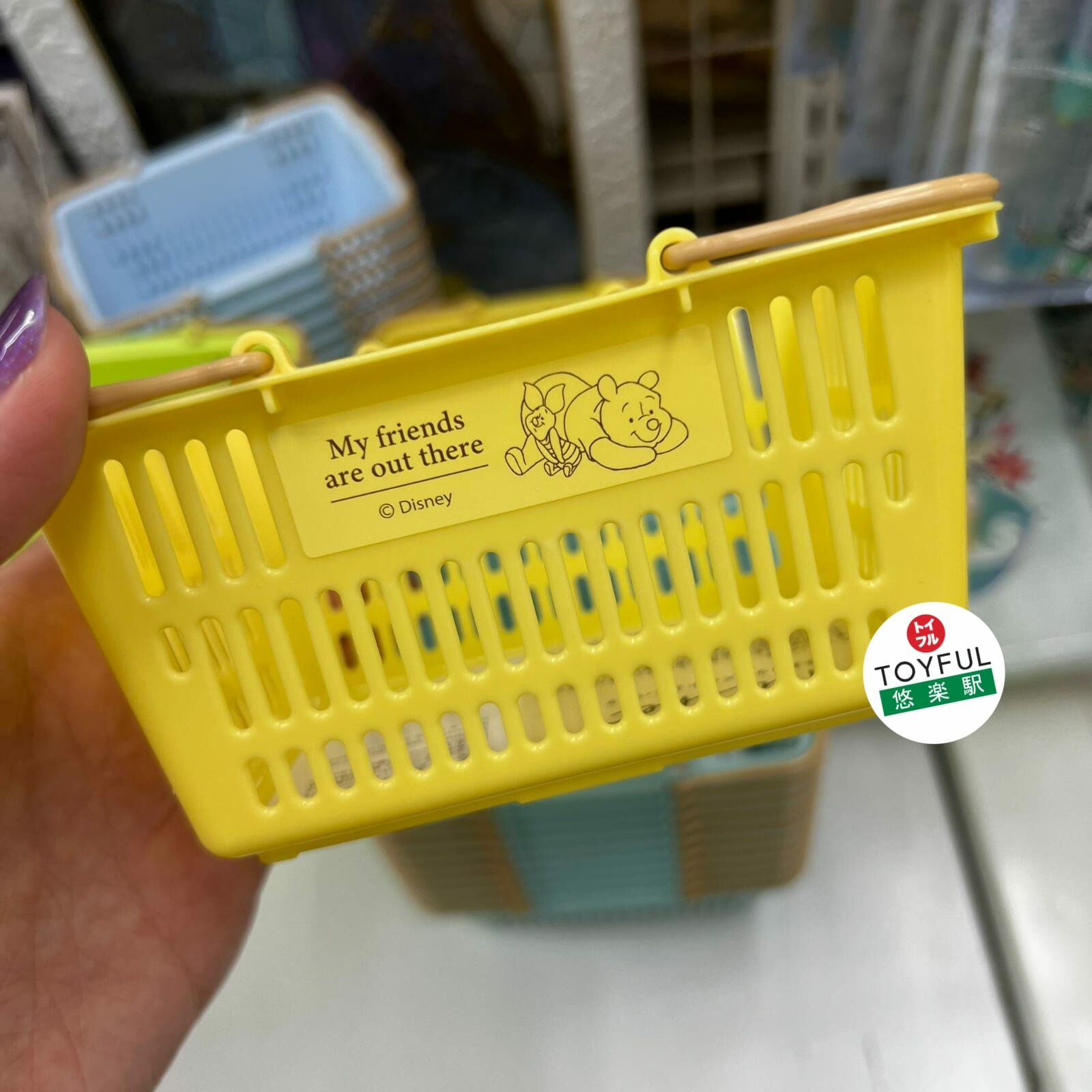 [現貨] [日本直送] POOH | ALIEN | DUMBO | MONSTER UNIVERSITY  ｜ 小型購物籃 {TF2310200}