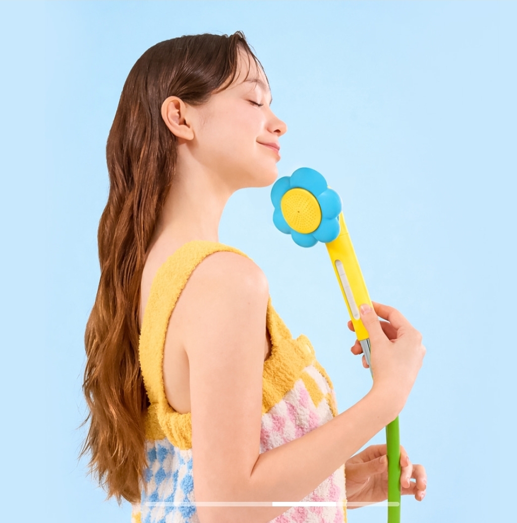 Wiggle Wiggle Blooming 花灑頭+喉管連濾芯套裝