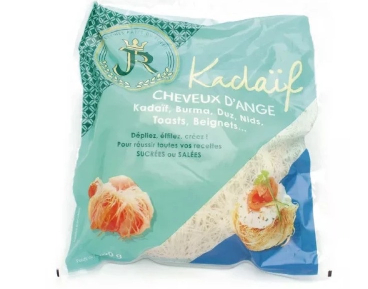法國JR卡達耶夫油酥皮絲/麵包絲(杜拜朱古力專用)250克或500克 JR Kataifi Pastry,France 500g