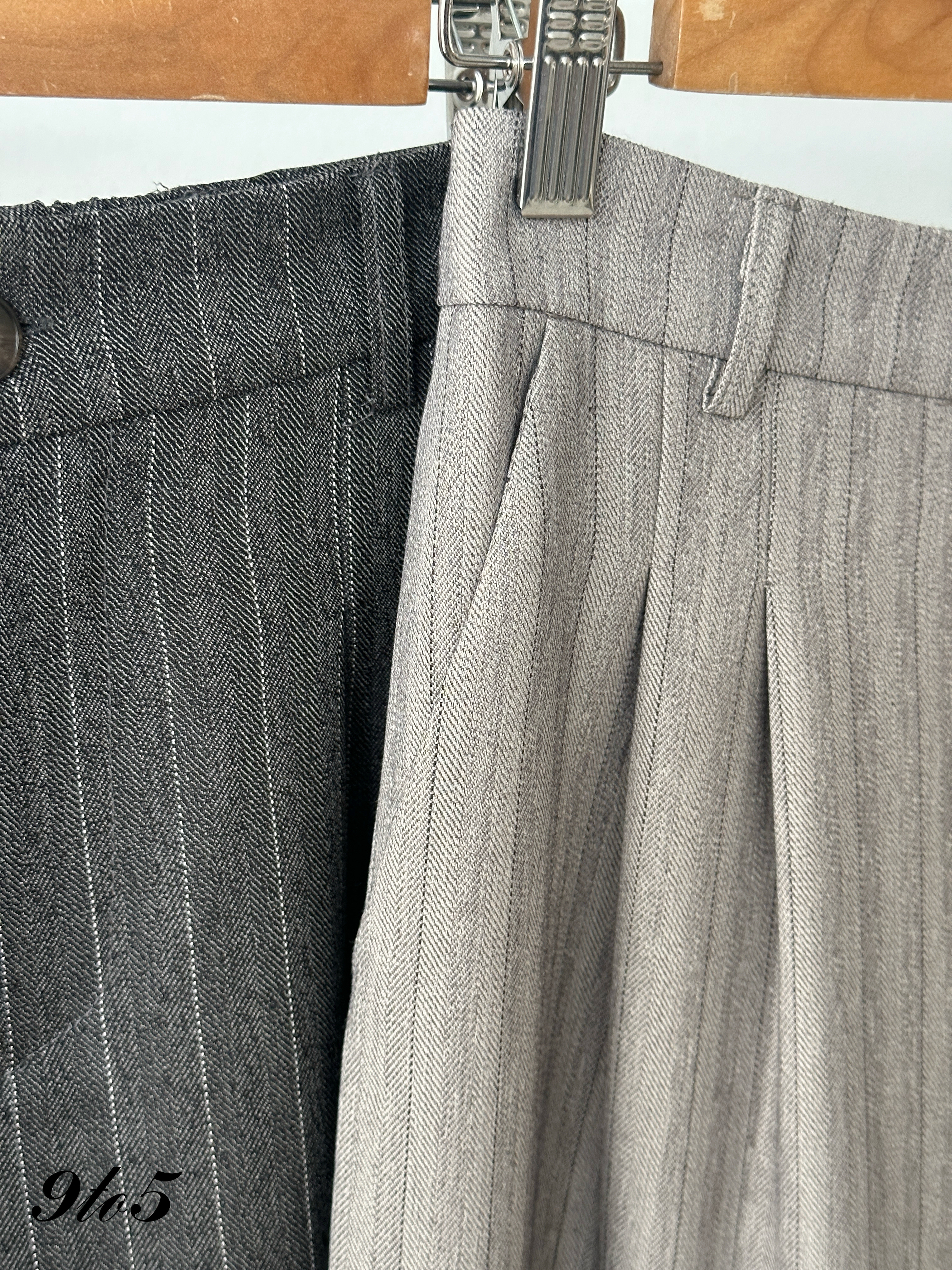 S2008 Striped Wide Leg Long Pants - 3 Colors 