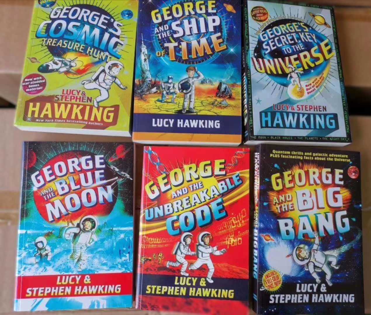 George's Secret Key to the Universe (6 books) 霍金的秘密鑰匙 6冊  B178