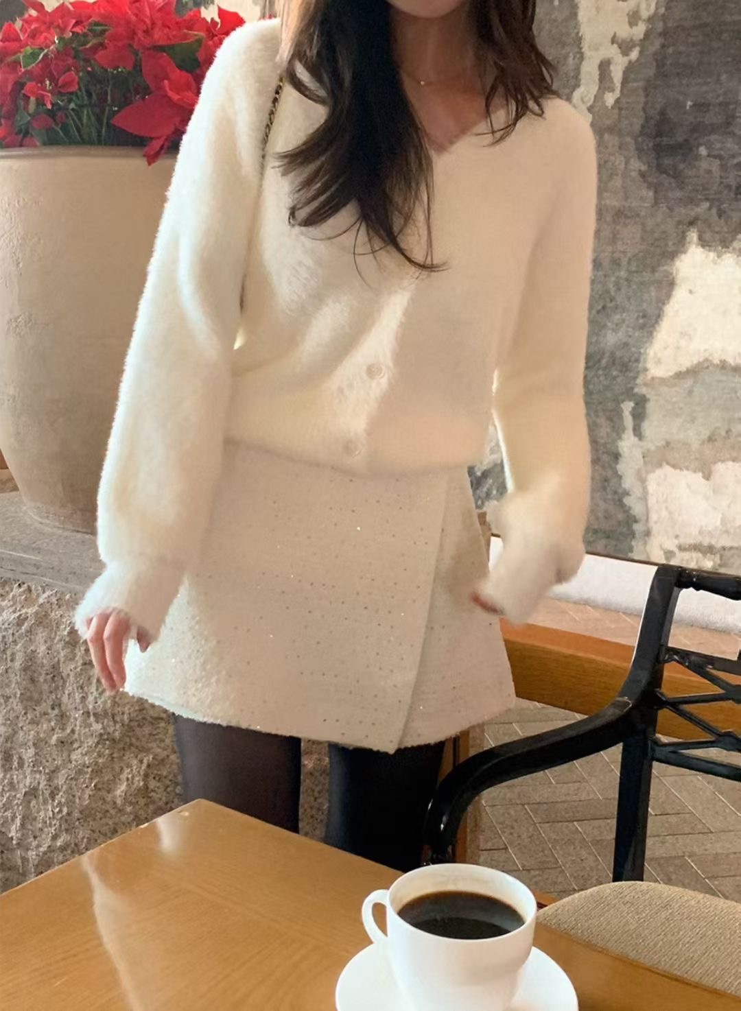 ✨💞Little bling Tweed Skort