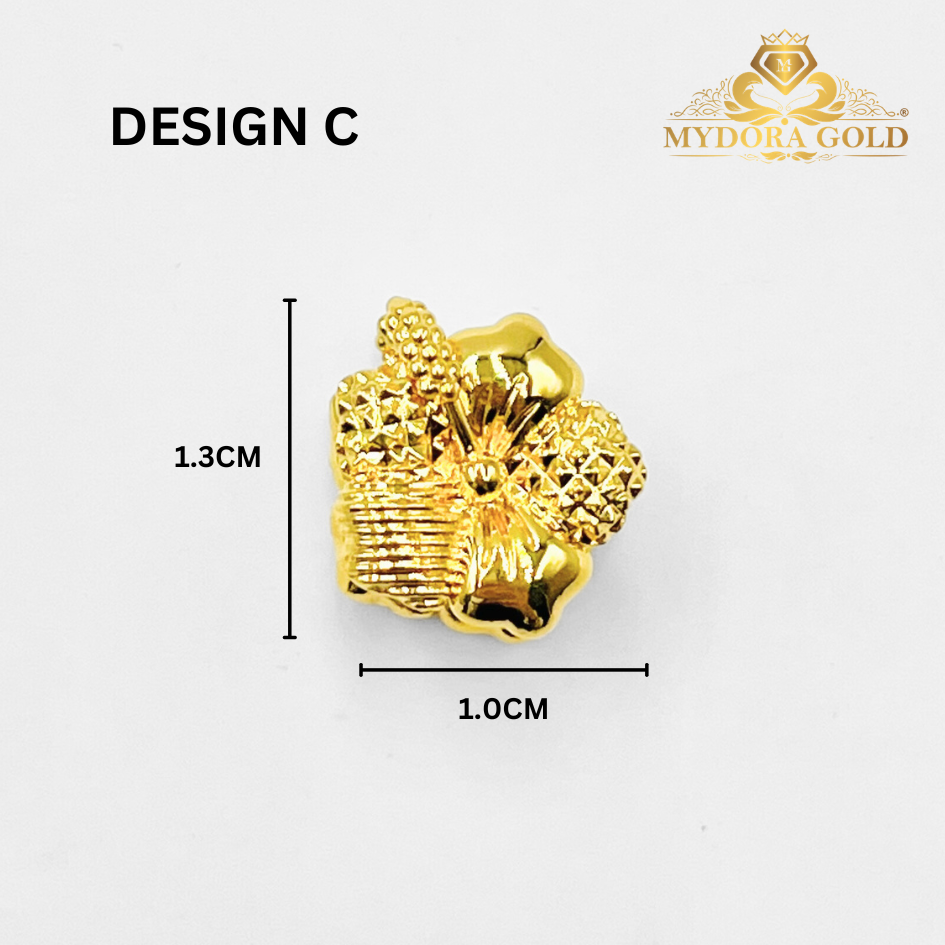 MYDORA Bead Bunga Raya Patrio (5G) l EMAS 916/22K