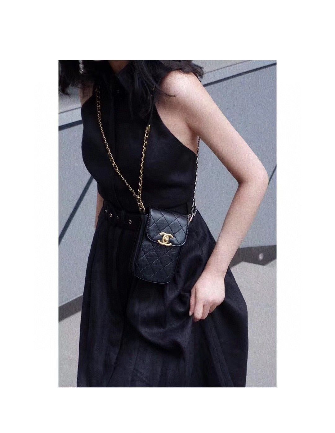 【現貨】CHANEL海外專柜VIP Gift 中古超級贈品手機包 