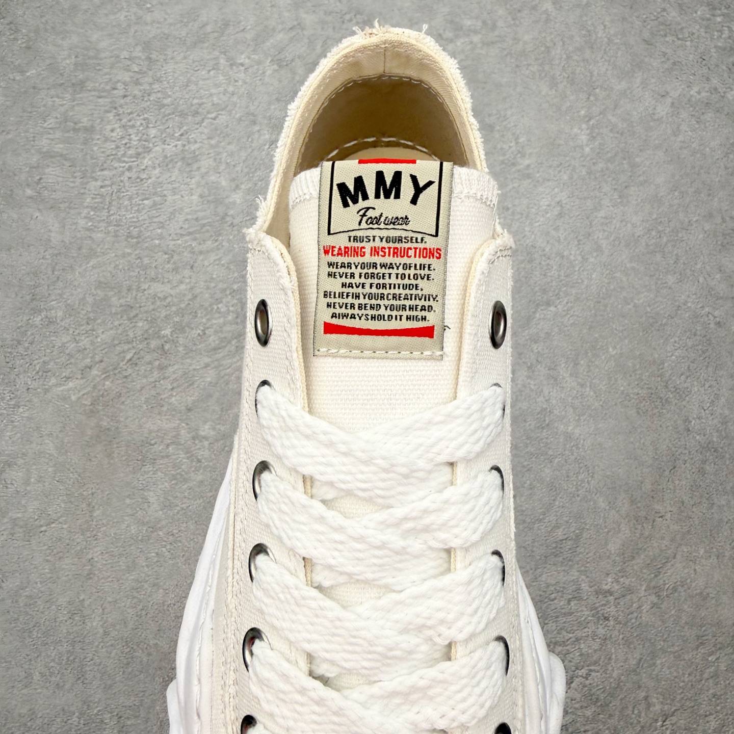 Maison Mihara Yasuhiro MMY "Hank" OG Sole Canvas Low-top Sneaker