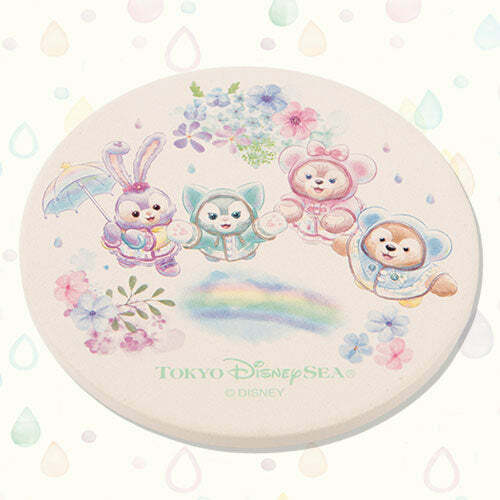 [現貨] [東京迪士尼] Beautiful Rainy Day|玻璃杯連杯墊 {TF220506Q}