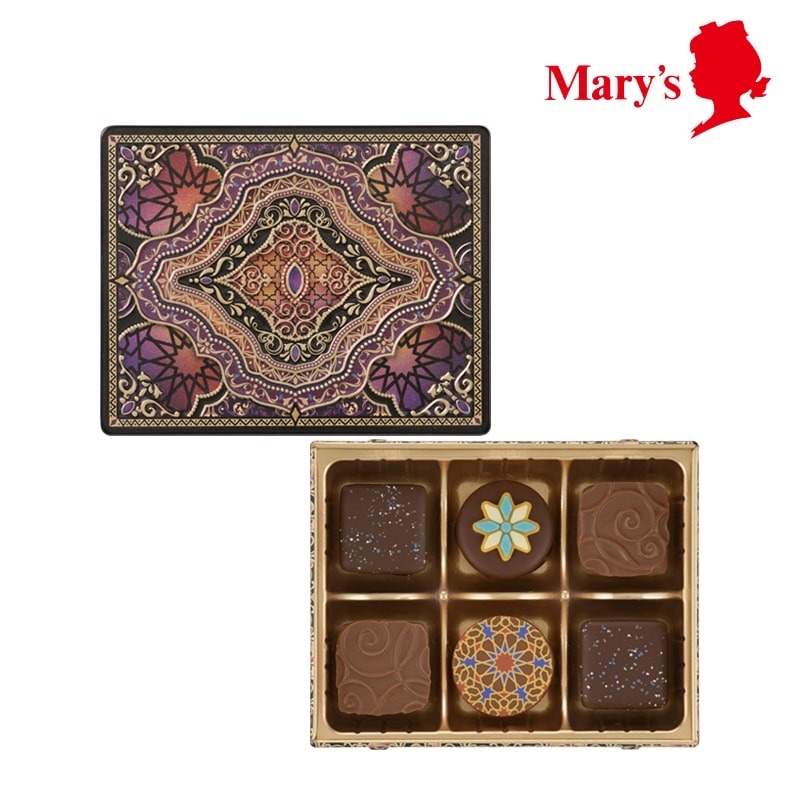 日本 Mary’s JAMILA 系列朱古力禮盒6件