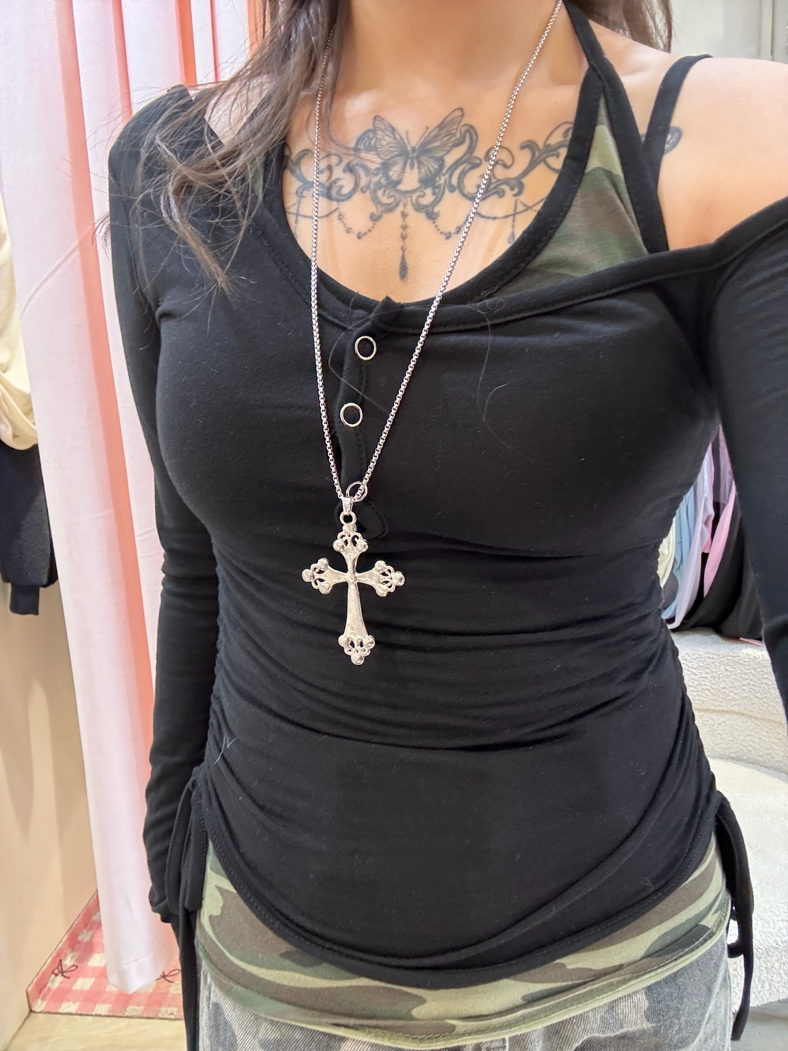 已售罄❌韓國超顯瘦啪啪扭收腰外撘