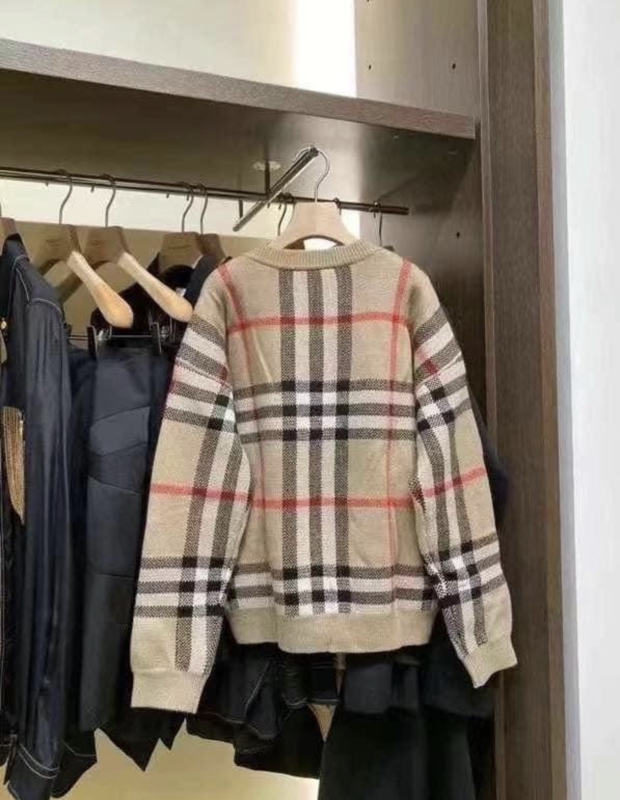 Burberry kids 經典格仔冷衫 sz 12