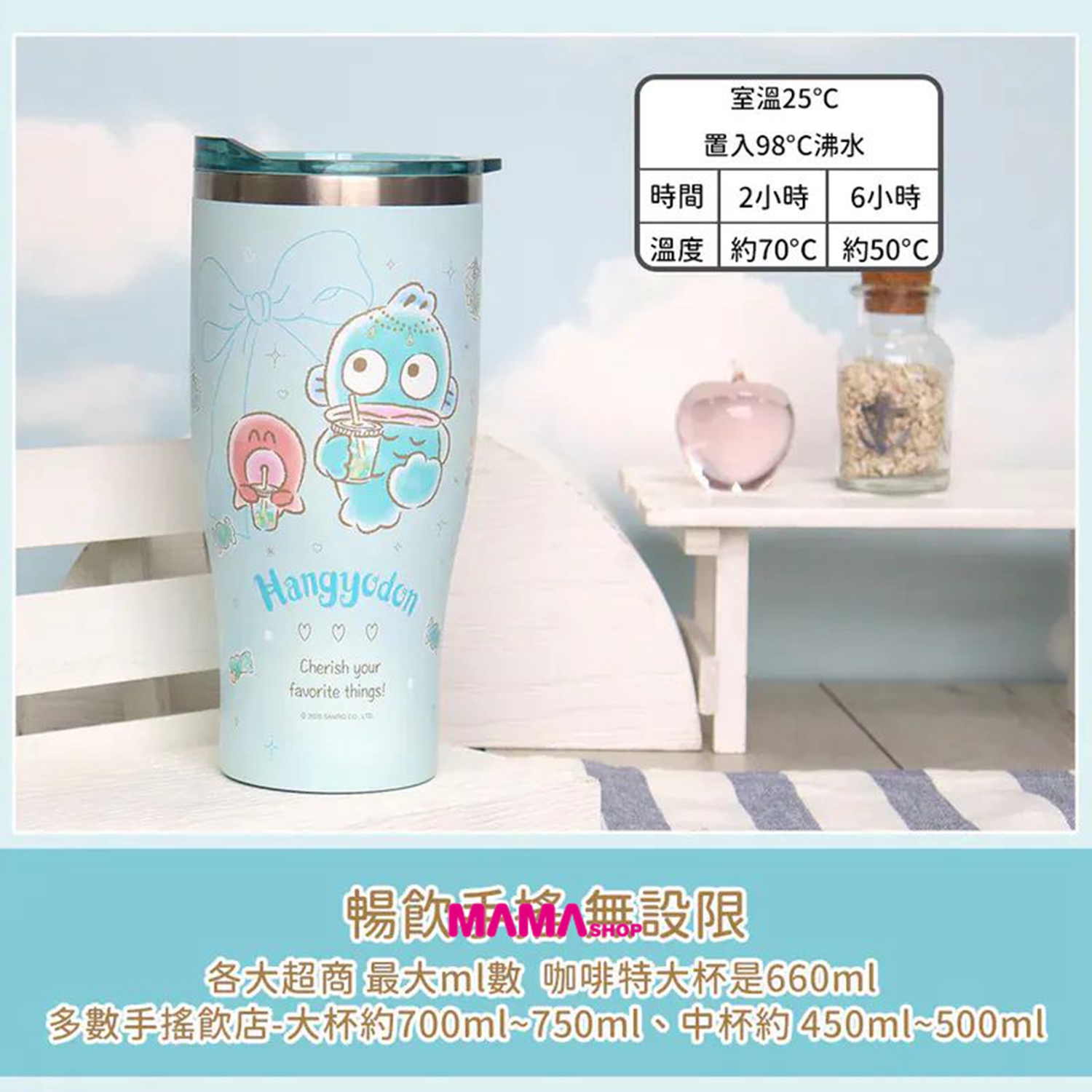 台灣直送Sanrio 水怪冰霸杯