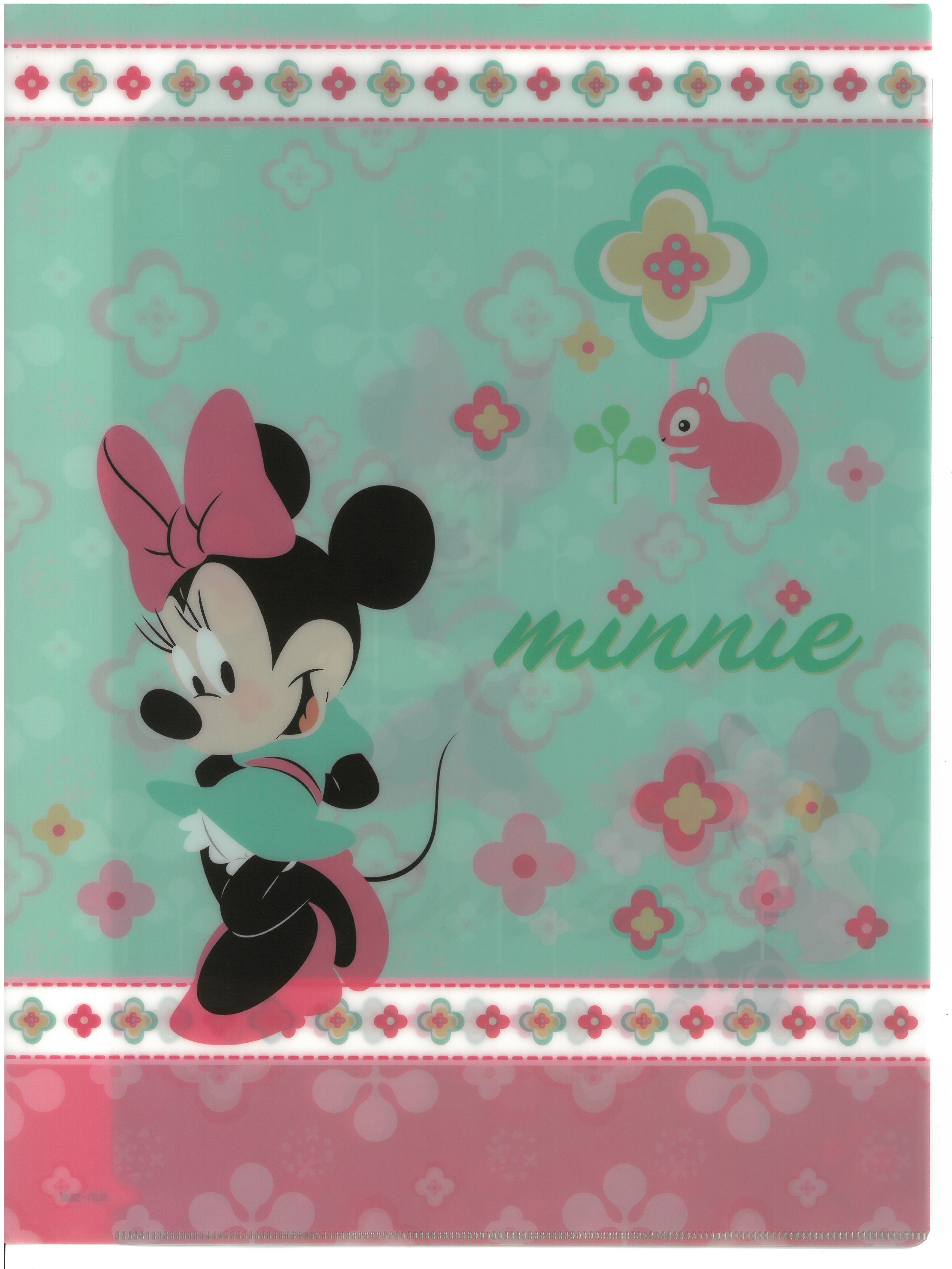 Minnie Mouse A4 雙開文件夾   (2129-760)