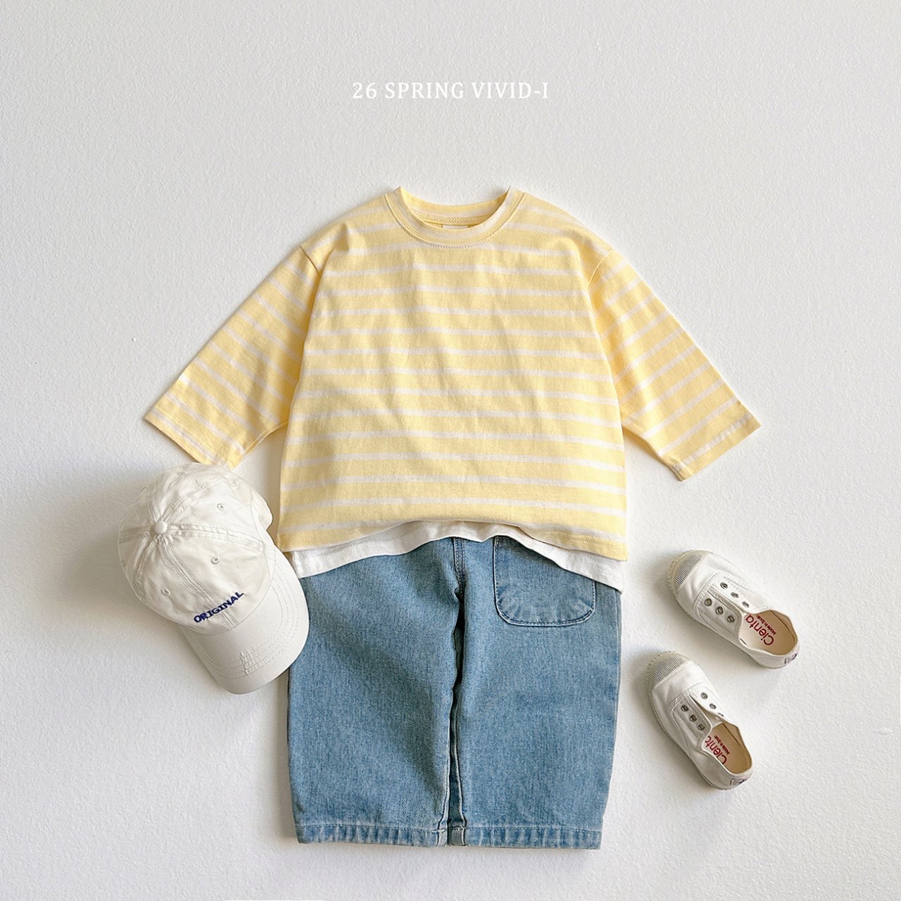 🌸預訂 韓國直送🌸🇰🇷VIVIDI六色清新條紋寬鬆長袖上衣