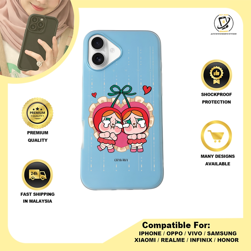 JELLY CASE PHONE FOR IPHONE - DESIGN CRYBABY C