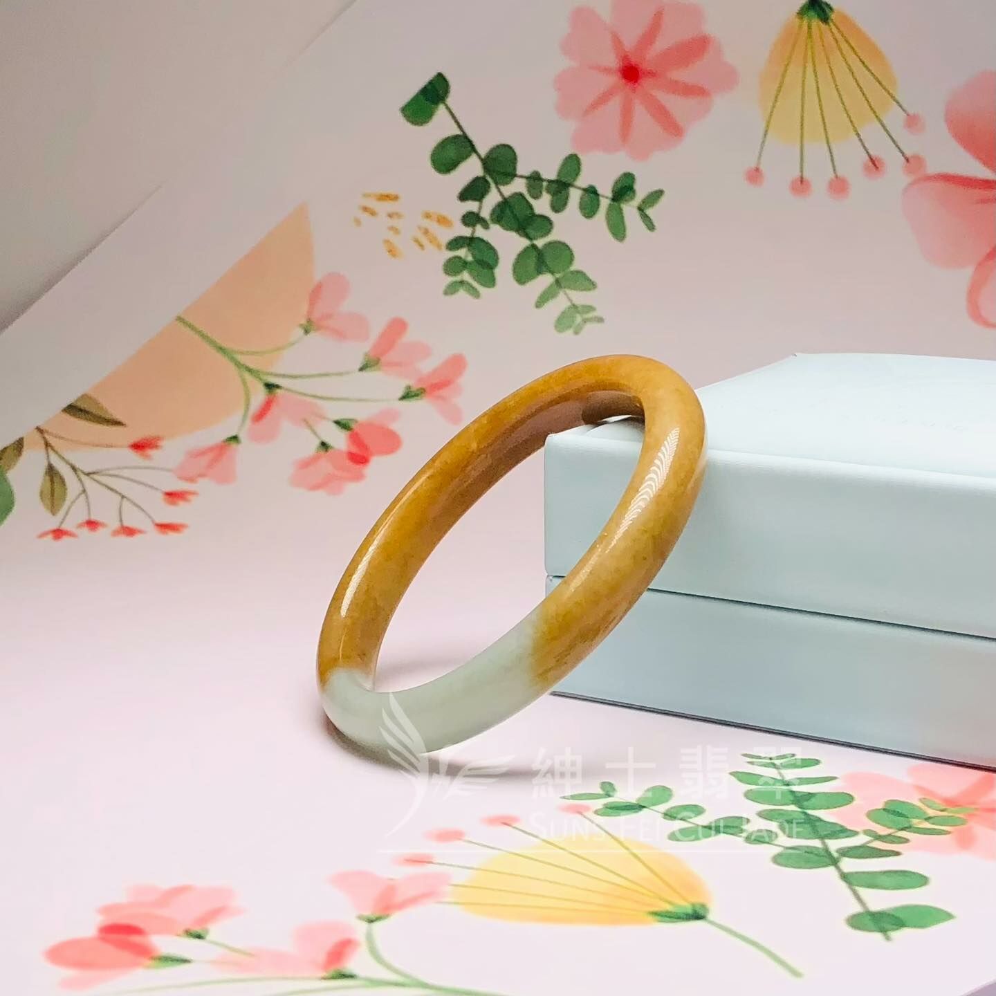 大馬坎翡色貴妃鐲53.3mm