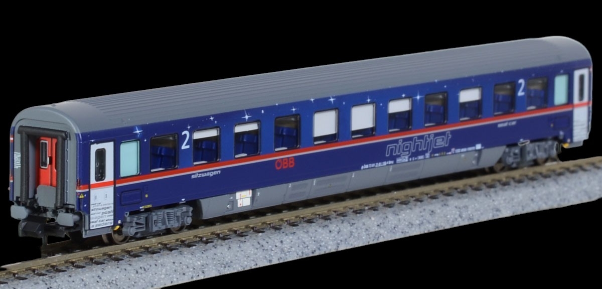 LS models N-scale ÖBB Nightjet Ep.VI Personenwagen Euro Pride (2-Car Set)