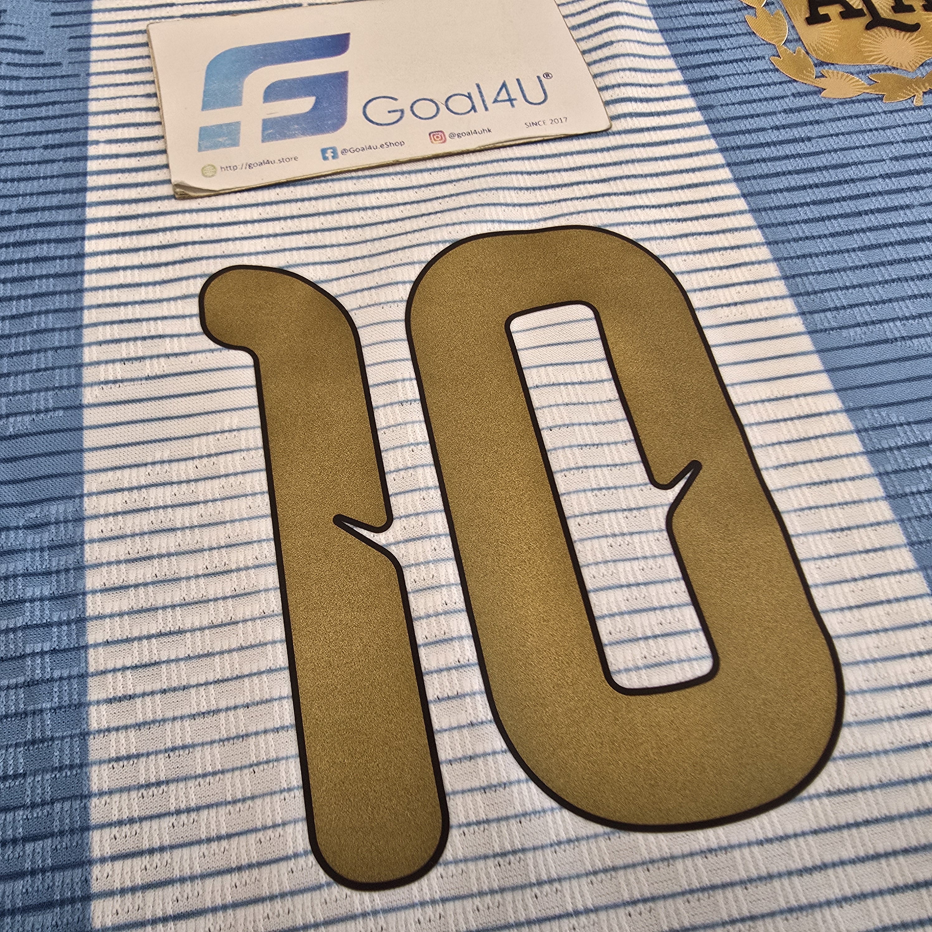 訂閱補貨通知提示 🔥 Adidas x Messi 美斯阿根廷紀念球員版球衣 (連MESSI金色印字) LD3317