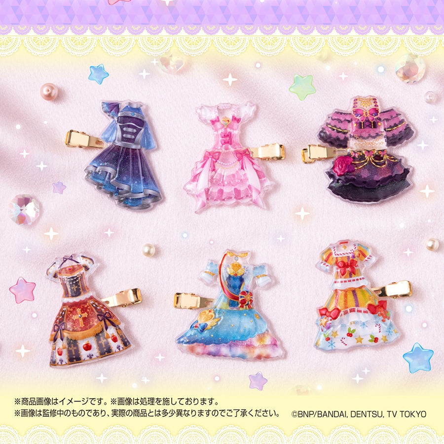 星夢學園 Aikatsu! 扭蛋 立體閃夾子 髮夾 #P-AKG0319 [BANDAI] (PRE-ORDER) [2026/07]