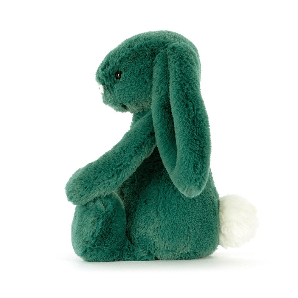 jELLYCAT Bashful Teal Bunny H18cm 聖誕節深綠藍兔