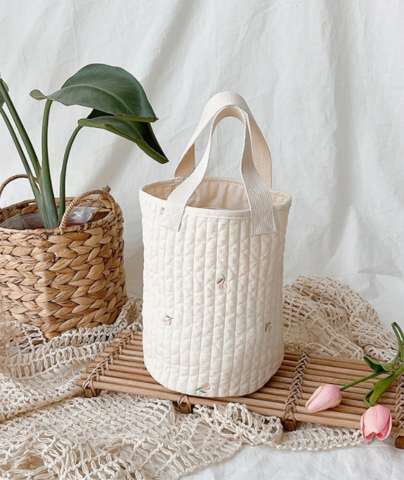 Dottodot 棉質衍縫一手包