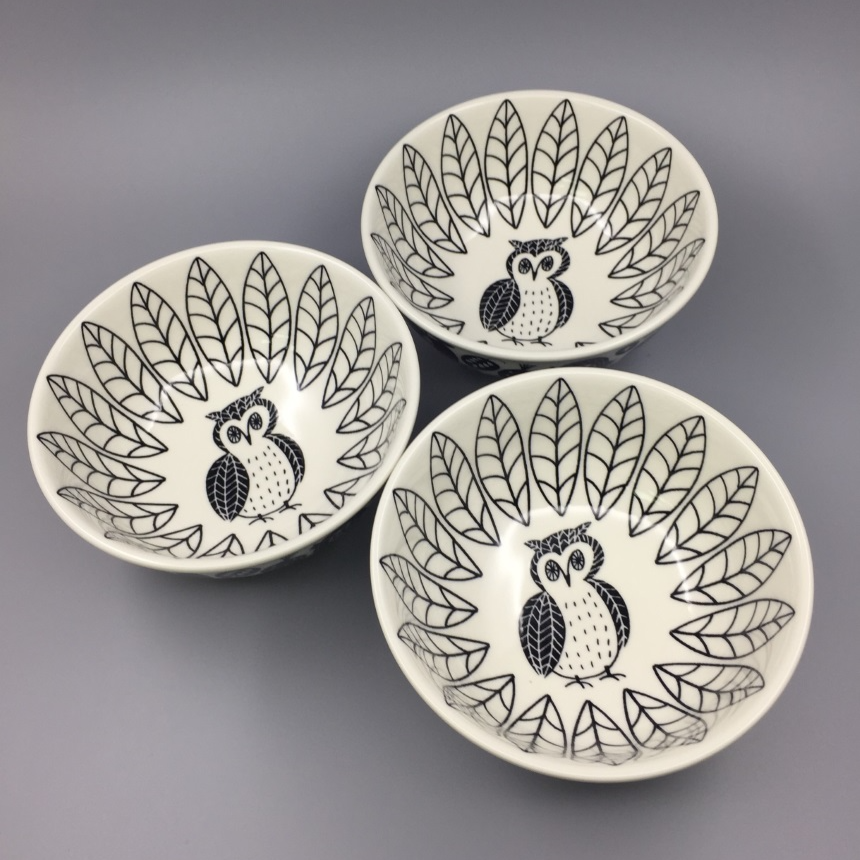 陶瓷飯碗 (貓頭鷹)