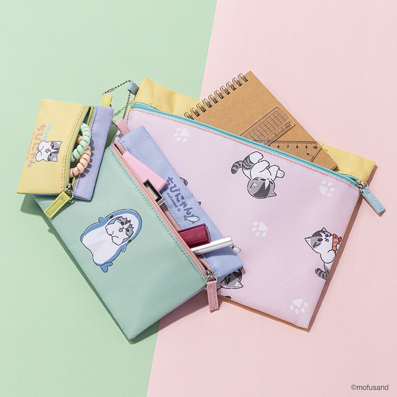 日本預訂📍日本Mofusand圖案拉鏈收納袋套裝 24/4日本開售