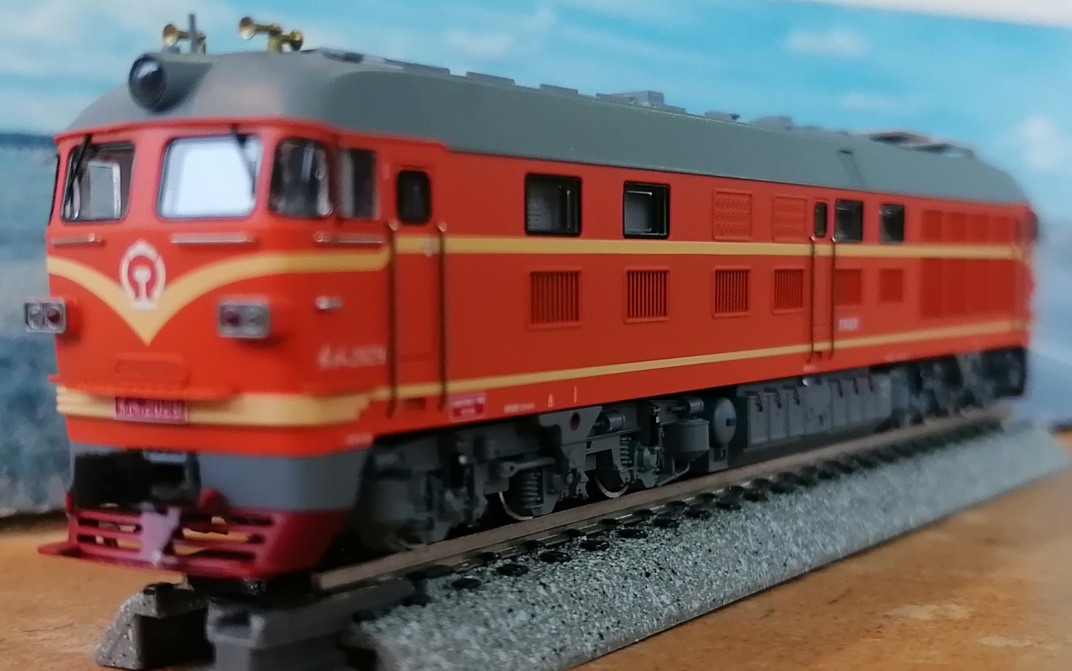  中國長嗚 東風4型內燃機車 DF4 N比例