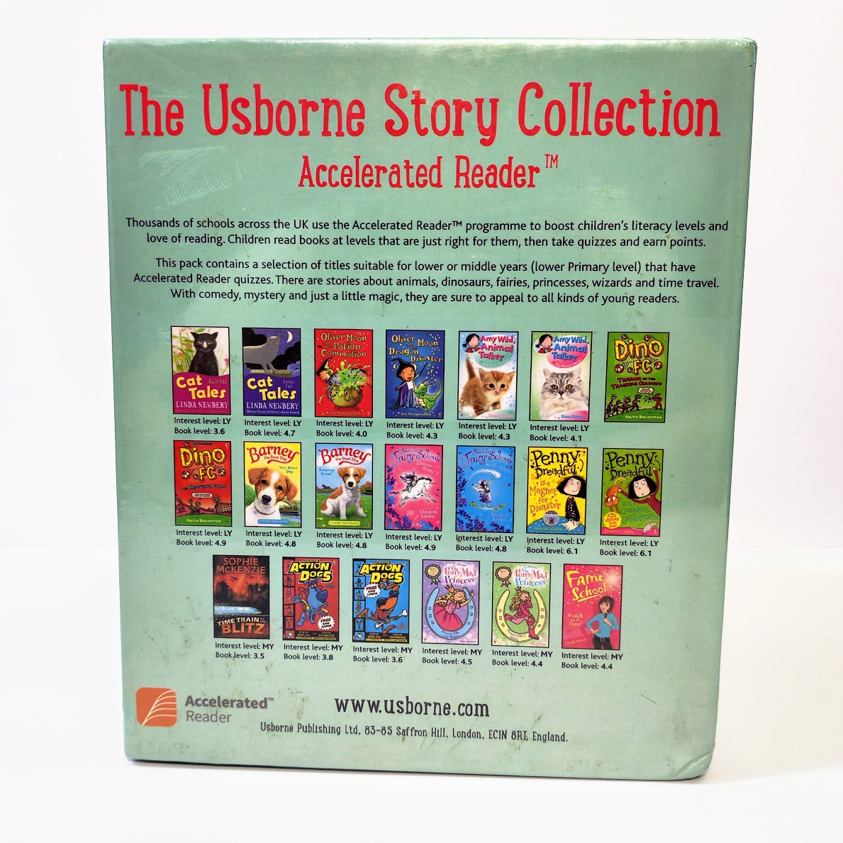 The usborne story collection Accelerated Reader 20 books |盒裝|分級閱讀6-12歲文學閱讀能力提升| U16