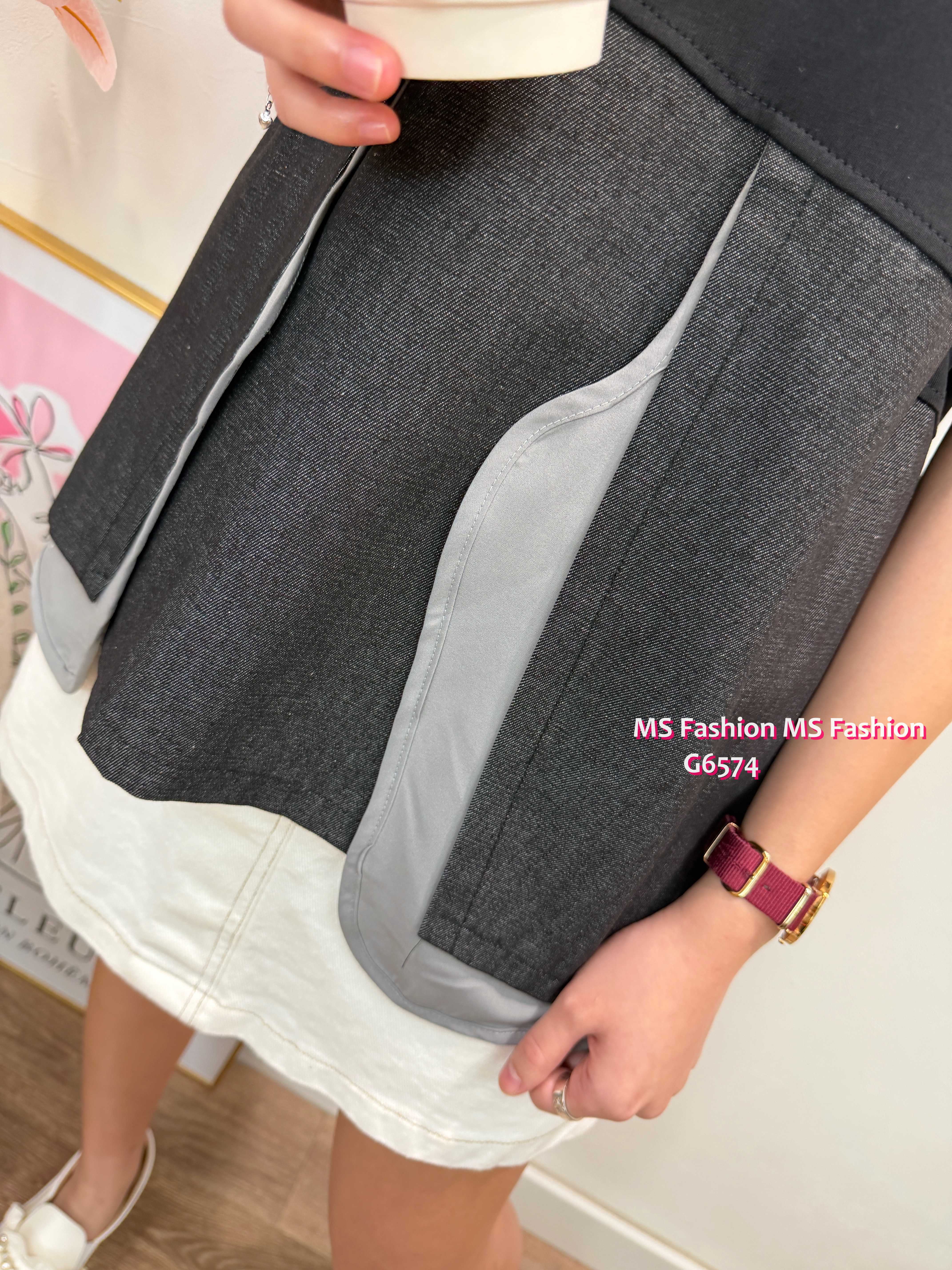 G6574 特色拼布top