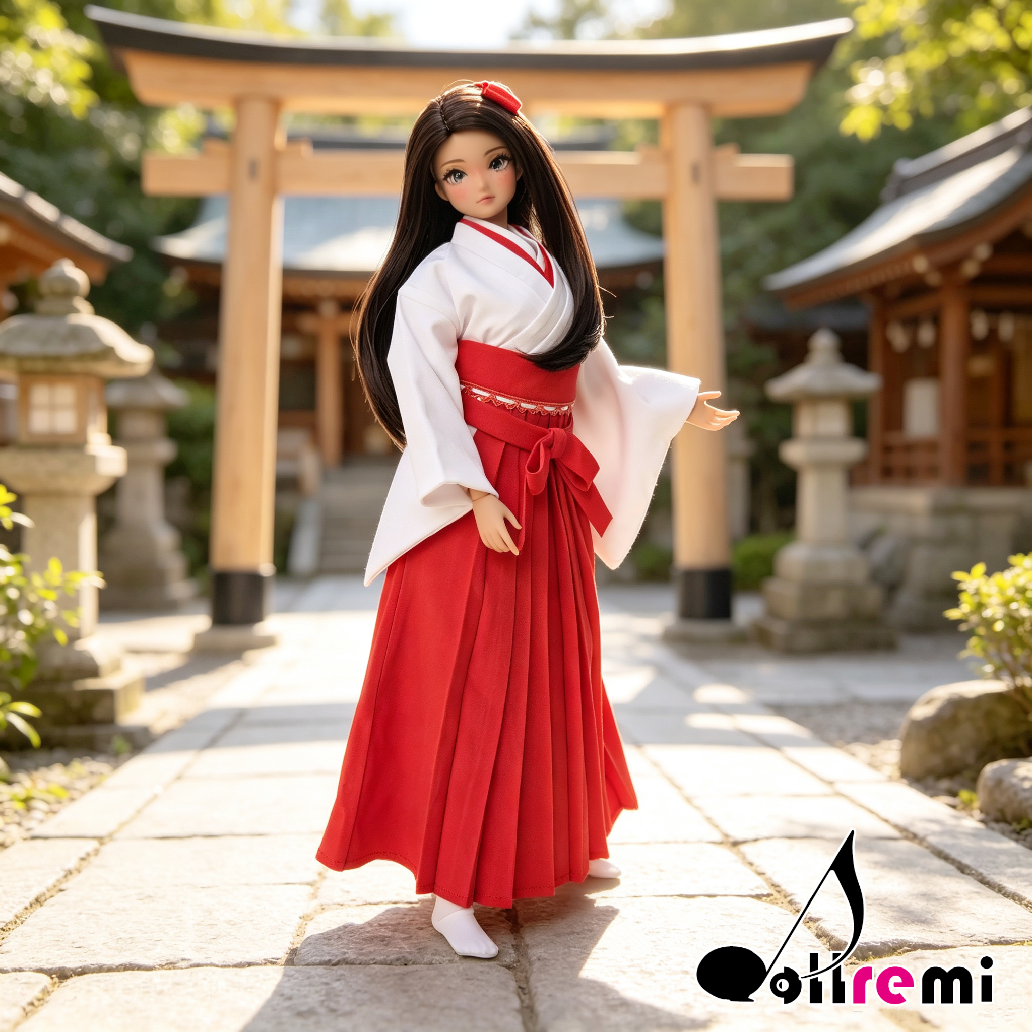 【dollremi】(P024) 巫女服裝 Shrine Maidens Costume