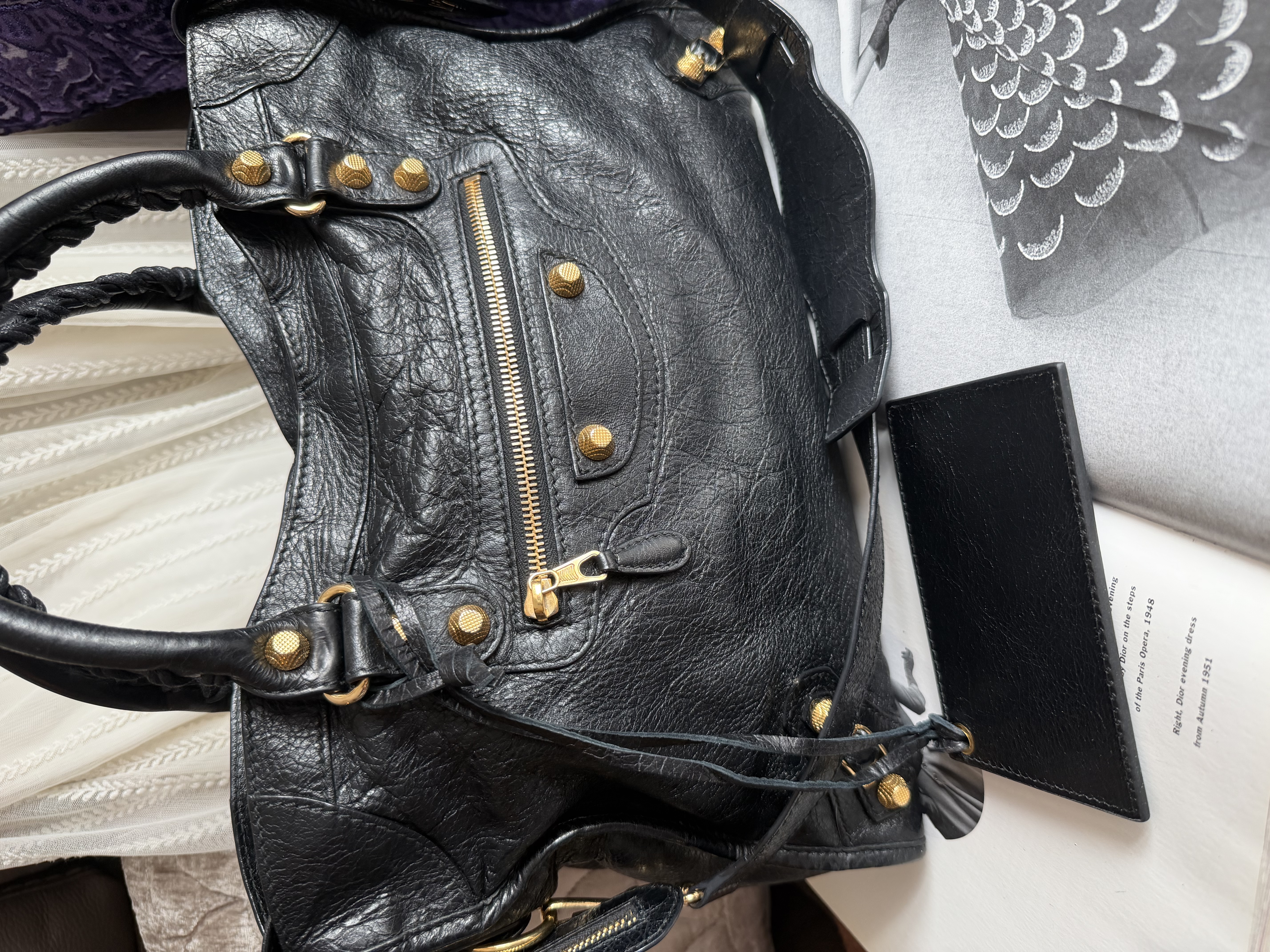 Balenciaga giant 12 gold black classic city 