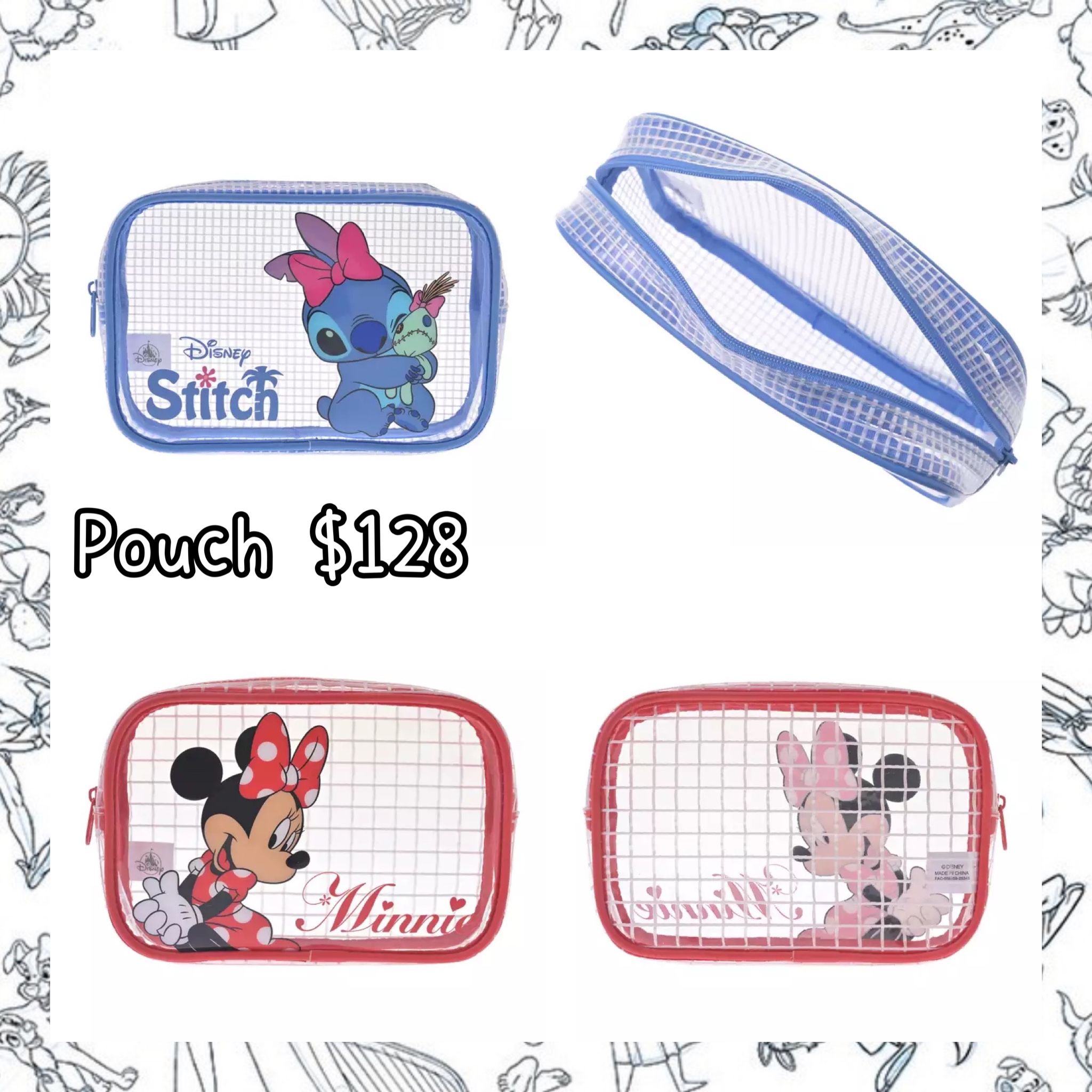 ：日本：RIBBON STITCH POUCH